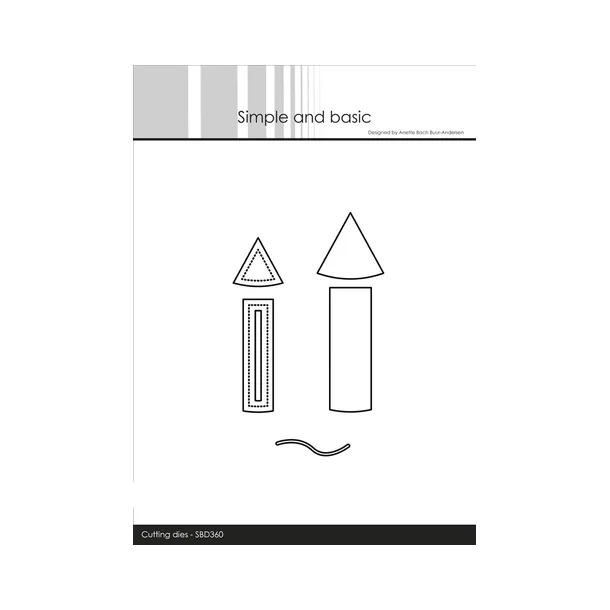 Simple and Basic die "New Years Rocket" SBD360  