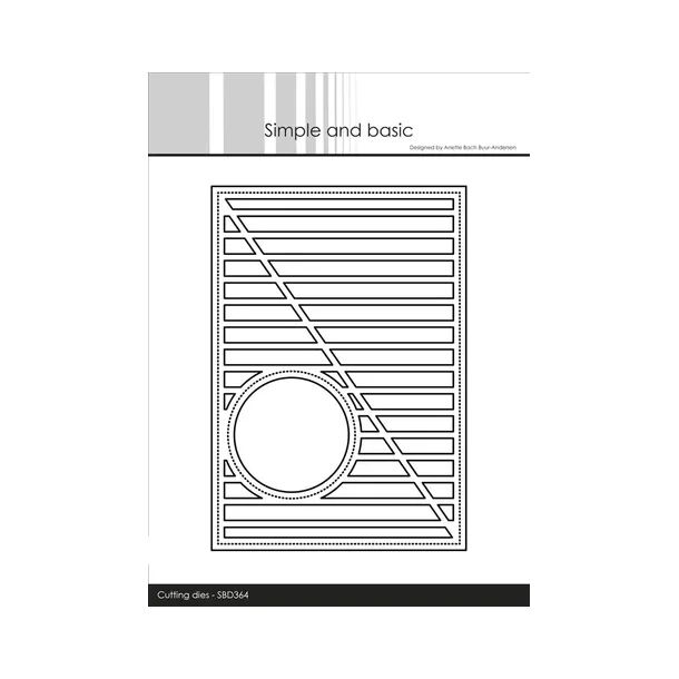 Simple and Basic die "A6 Cover die w/round Windows" SBD364 