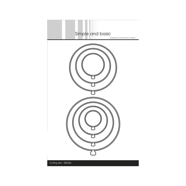 Simple and Basic die "Round Balloons" SBD365 