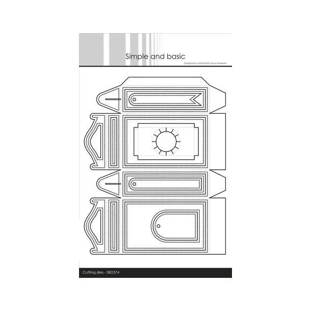 Simple and Basic die "Giftbox for mini bottles" SBD374  