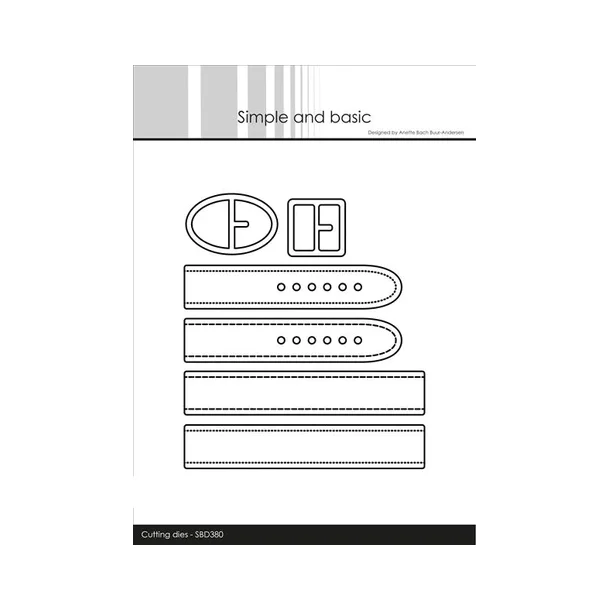 Simple and Basic die "Belt and Bucklet" SBD380 