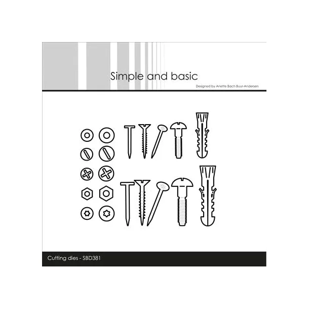 Simple and Basic die "Nails Bits and Pieces" SBD381  