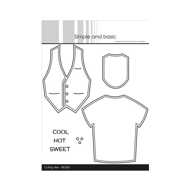 Simple and Basic die "Waistcoat and T-shirt" SBD383  