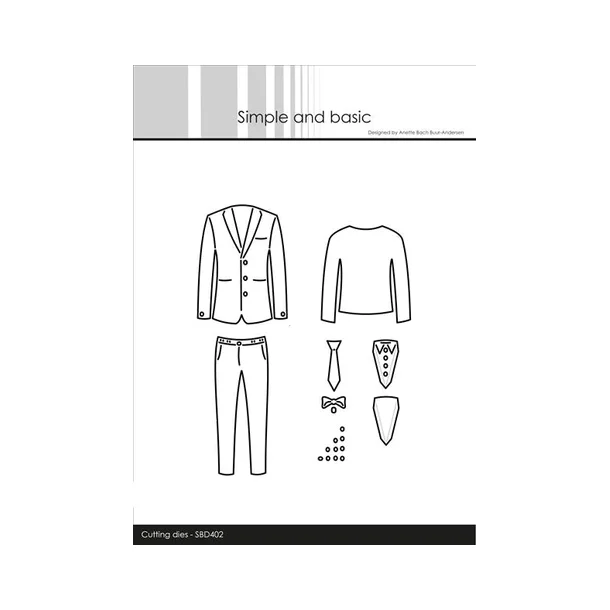 Simple and Basic die "Jacket &amp; Trousers" SBD402 