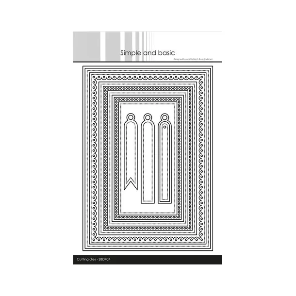 Simple and Basic die "A5 Card Frames" SBD407