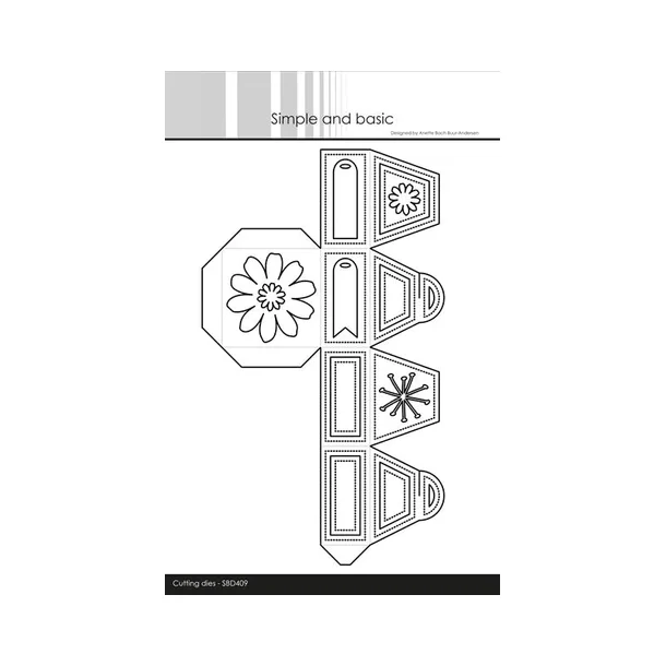 Simple and Basic die "Square Flowerbox" SBD409