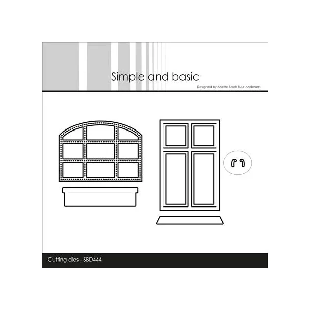 Simple and Basic die "Barn Window &amp; Balcony Box" SBD444 