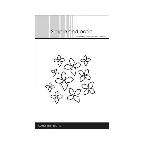 Simple and Basic die "Flowers" SBD446 