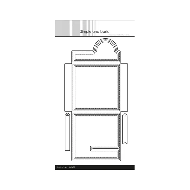 Simple and Basic die "10x10 Envelope w/Snap Closure" SBD455