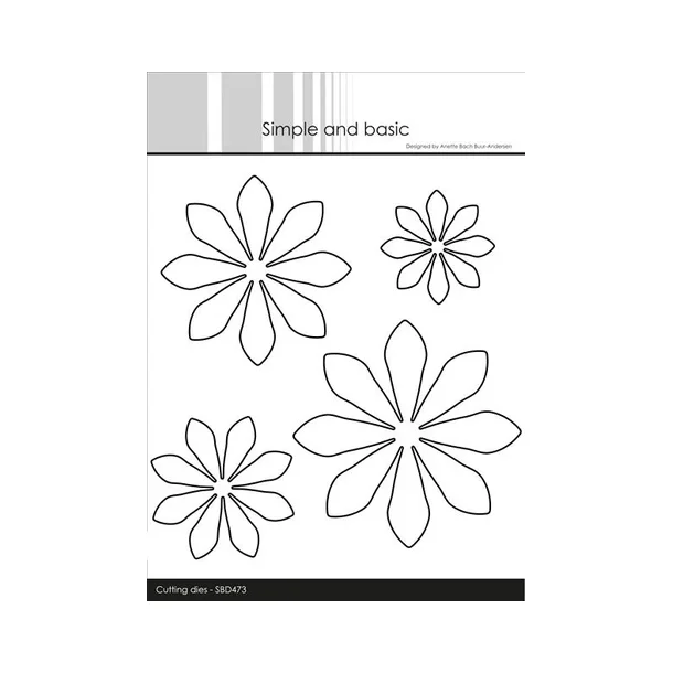 Simple and Basic die "3D Flowers" SBD473 