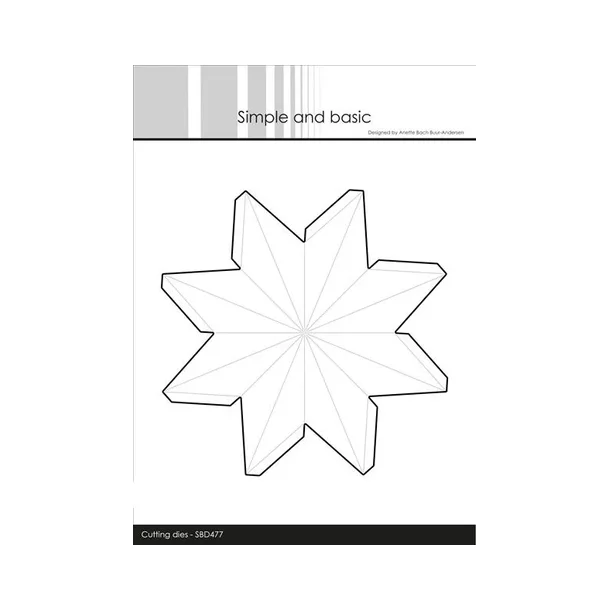 Simple and Basic die "Star ornament - Large" SBD477  