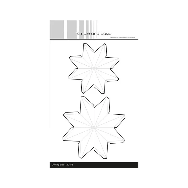 Simple and Basic die "Star ornament - Small/Medium" SBD478  