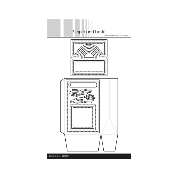 Simple and Basic die "Giftbag w/Topper closure" SBD484