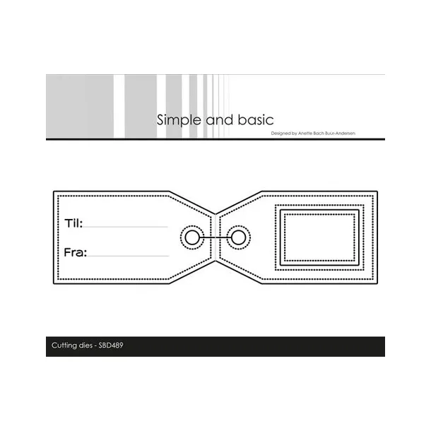 Simple and Basic die "Gifttag Double" SBD489