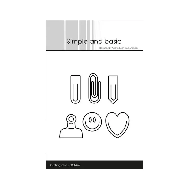 Simple and Basic die "Paper Clips" SBD495