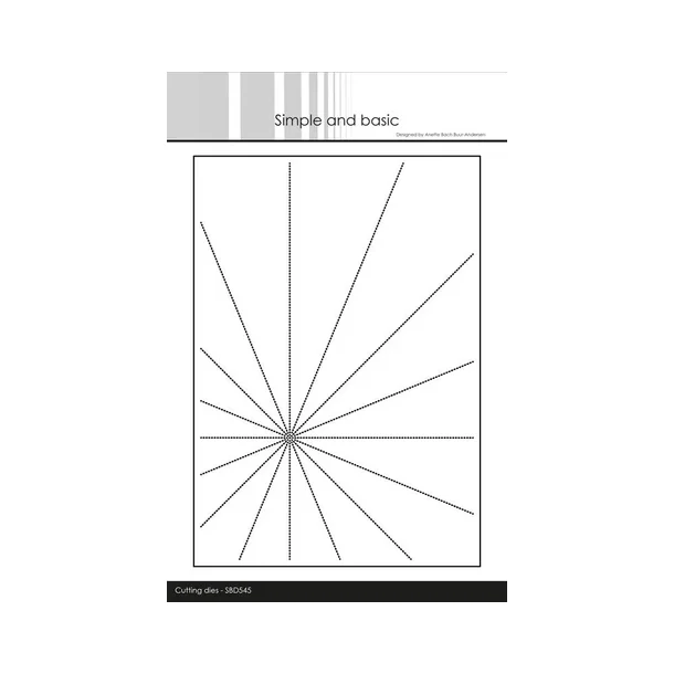 Simple and Basic die "A5 - Sunrays" SBD545