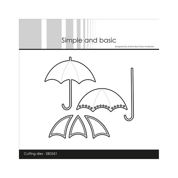 Simple and Basic die  "Umbrella" SBD551