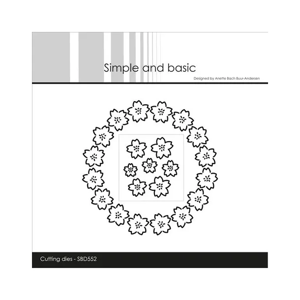 Simple and Basic die "Flower Wreath" SBD552