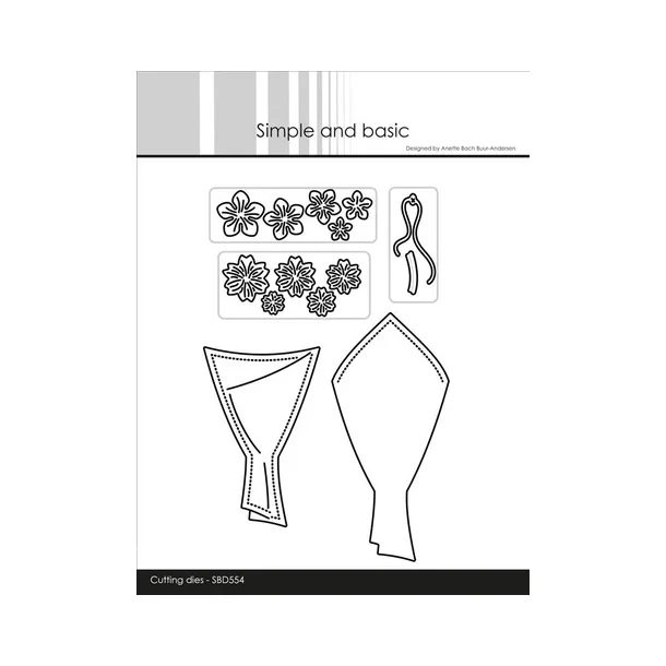Simple and Basic die  "Bouquet of Flowers" SBD554
