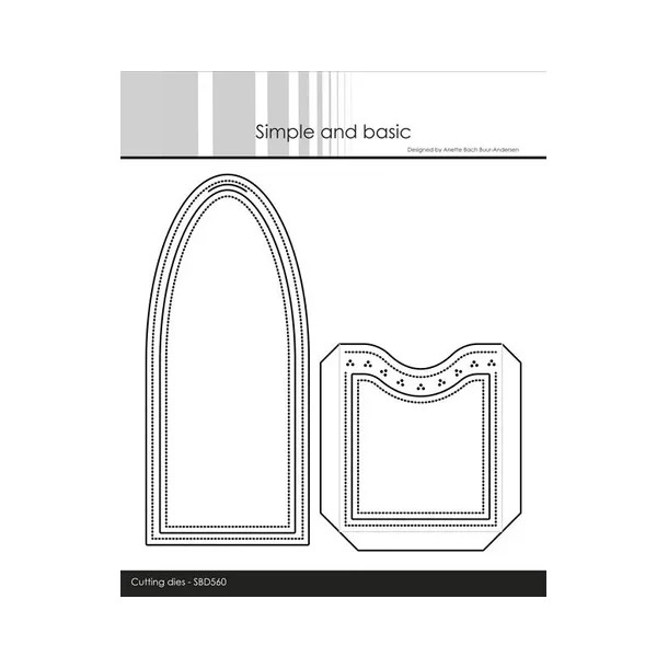 Simple and Basic die "Beautiful pocket tag" SBD560