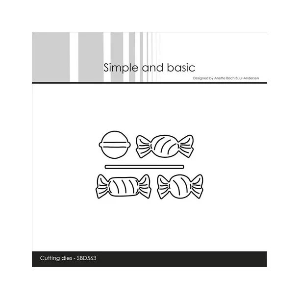 Simple and Basic die "Lollipop and sweets" SBD563