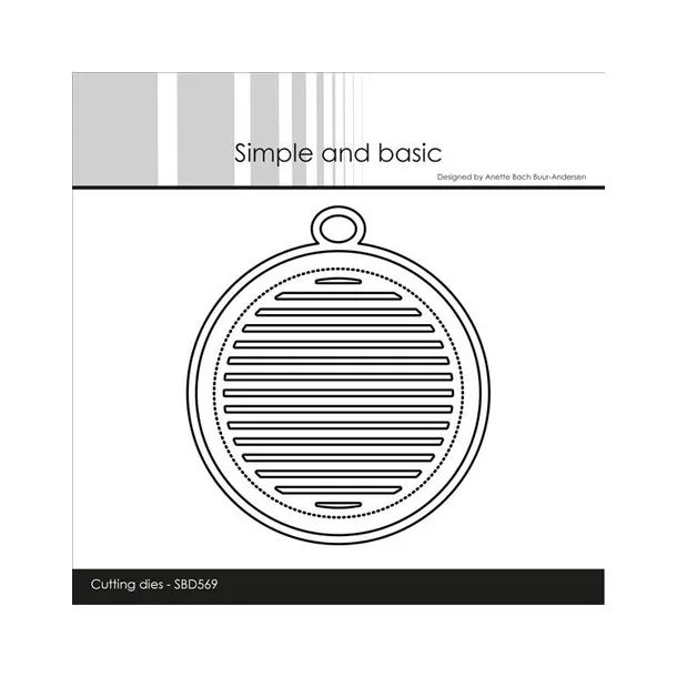 Simple and Basic die  "All lined up - Round"  SBD569