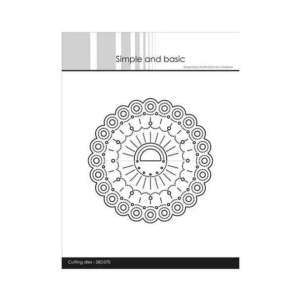 Simple and Basic die "Decorative treatbag topper"   SBD570