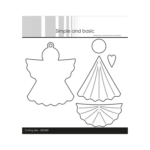 Simple and Basic die "Angels #2 w/tag" SBD580