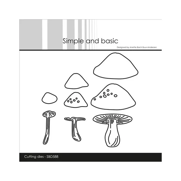 Simple and Basic die "Mushrooms" SBD588