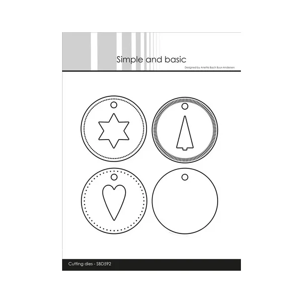 Simple and Basic die "Tags rounded" SBD592