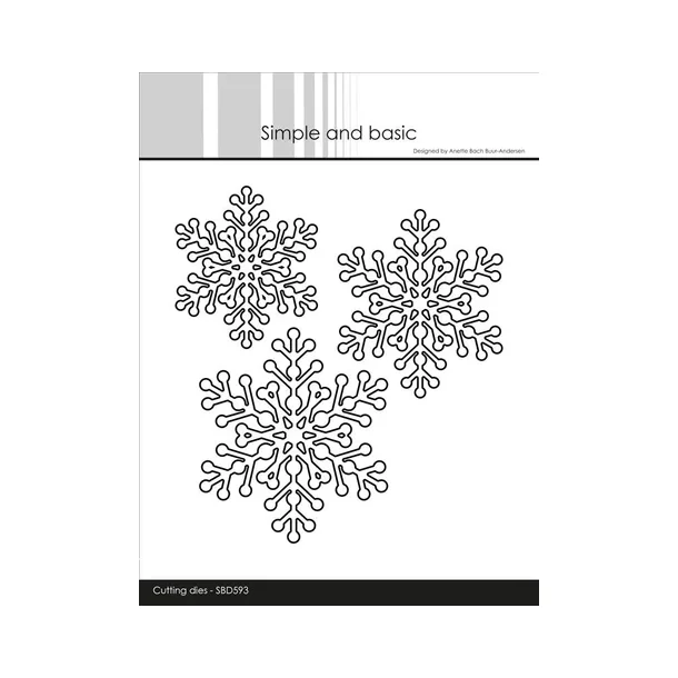 Simple and Basic die "Snowflakes" SBD593
