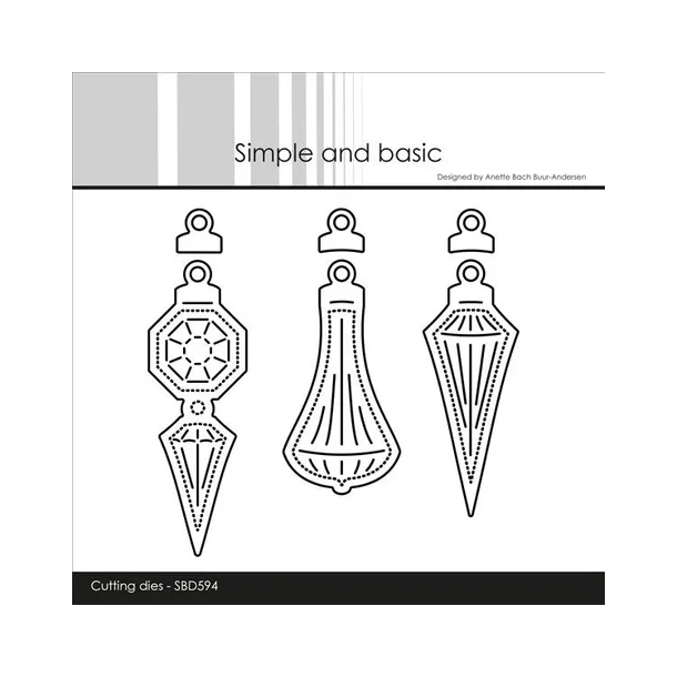 Simple and Basic die "Christmas Ornaments" SBD594