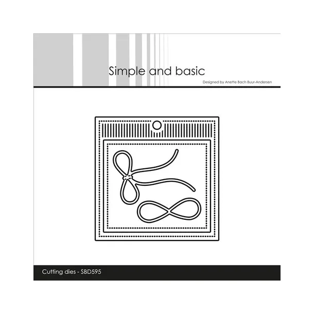 Simple and Basic die "Square gift tag" SBD595