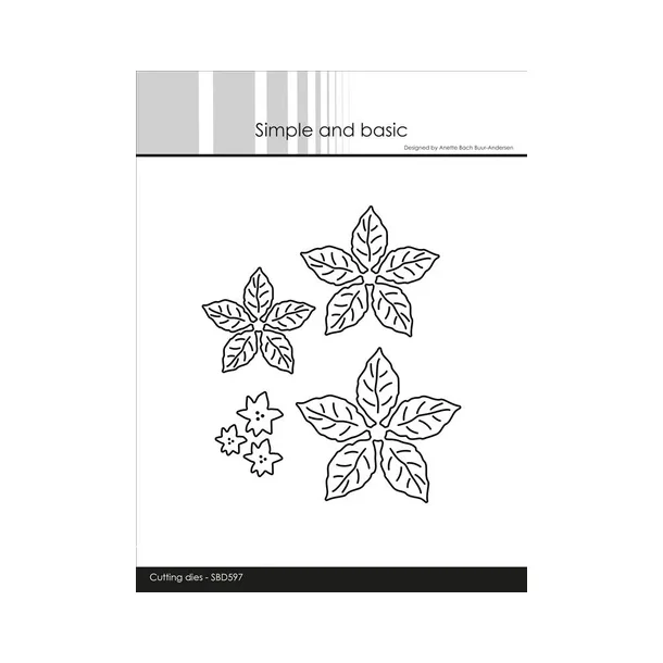 Simple and Basic die "Poinsettia"  SBD597