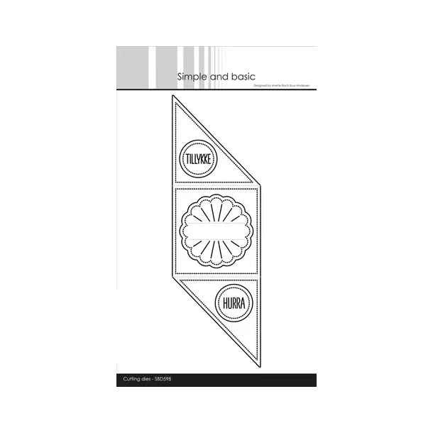 Simple and Basic die "Pinwheel envelope" SBD598