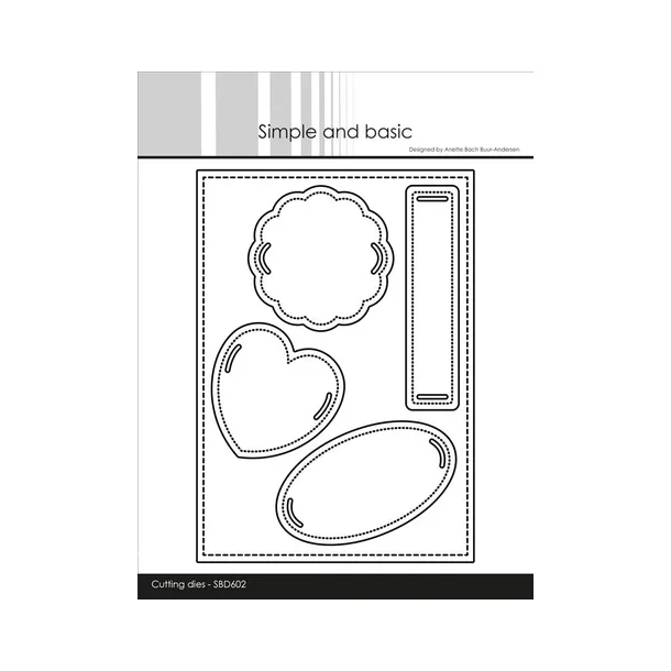 Simple and Basic die "Belts for ribbon" SBD602