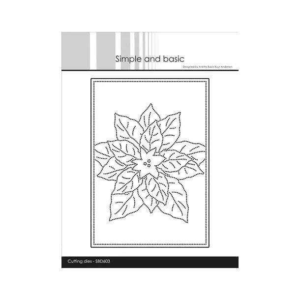 Simple and Basic die "A6 - Poinsettia" SBD603