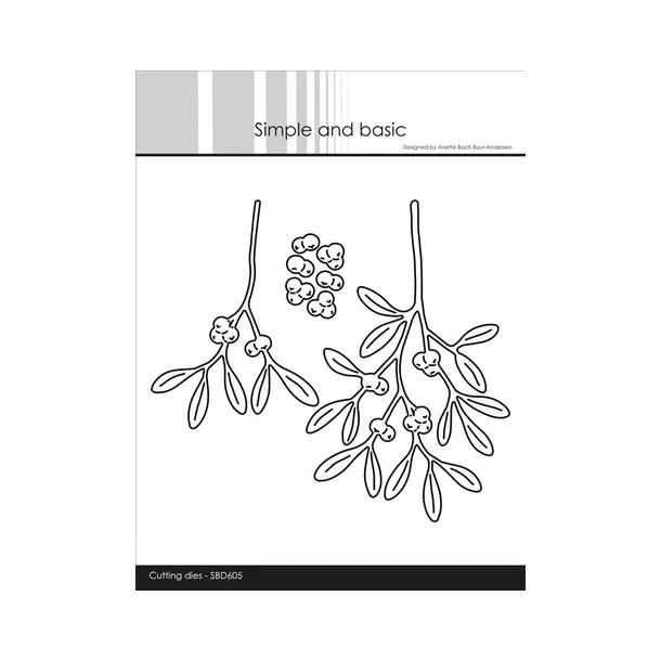 Simple and Basic die "Beautiful mistletoe" SBD605