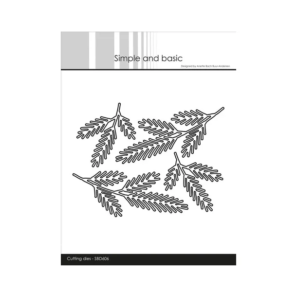Simple and Basic die "Pine branches" SBD606