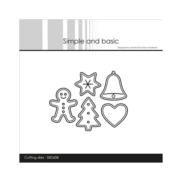 Simple and Basic die "Christmas Cookies" SBD608