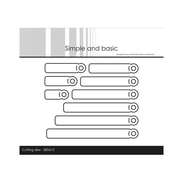 Simple and Basic die "Tags for All-in-one Plates" SBD612