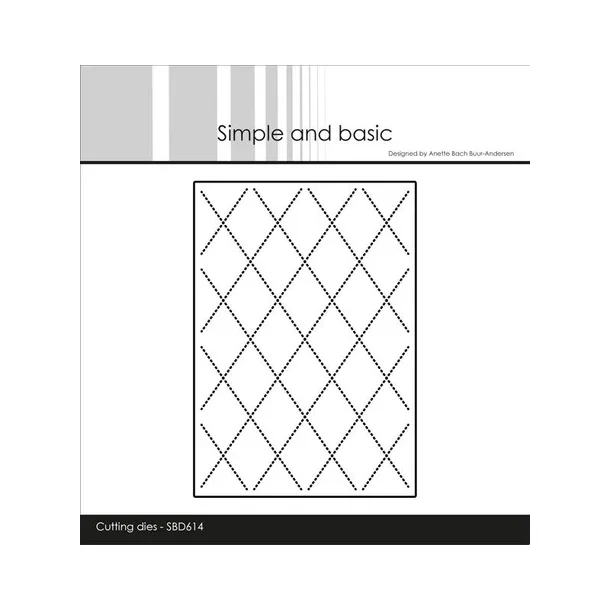 Simple and Basic die "A7 - Quilt" SBD614