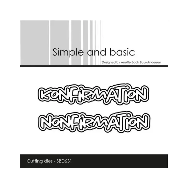 Simple and Basic die "Konfirmation/Nonfirmation" SBD631