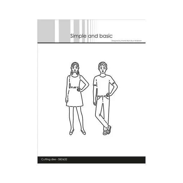 Simple and Basic die "Boy &amp; Girl" SBD632