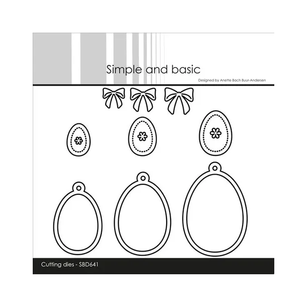 Simple and Basic die  "Easter eggs" SBD641