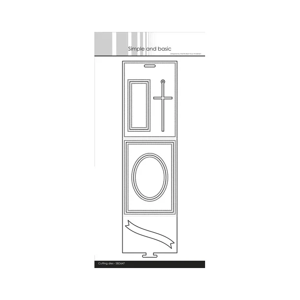 Simple and Basic die  "Place card A7" SBD647