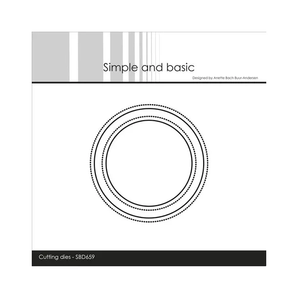 Simple and Basic dies "Round windows with pierced edge" SBD659
