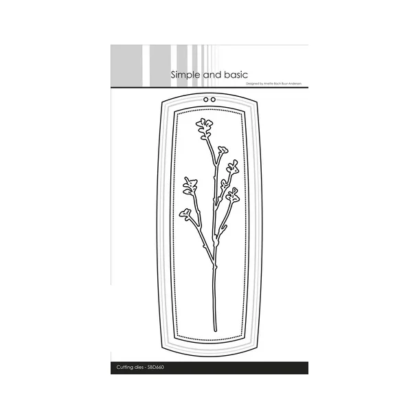 Simple and Basic dies "Mega tag with elegant edges" SBD660