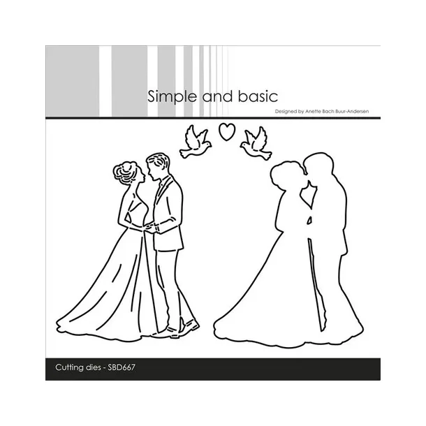 Simple and Basic dies "Wedding couple" SBD667