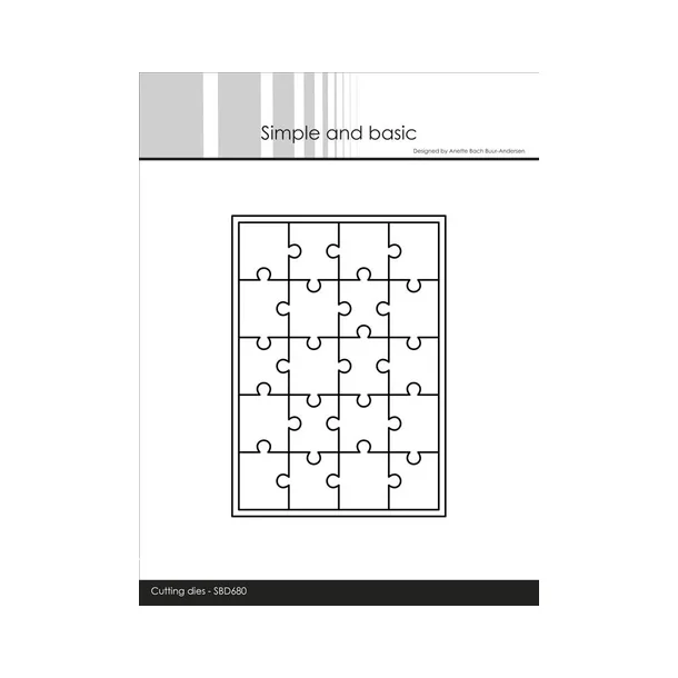 Simple and Basic dies "Puzzle SMALL" SBD680